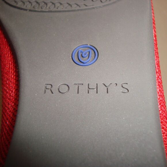 NEW! Rothy’s The Point Red Pointed Toe Slip-On Ballet Flat Size 9.5 - Picture 8 of 9